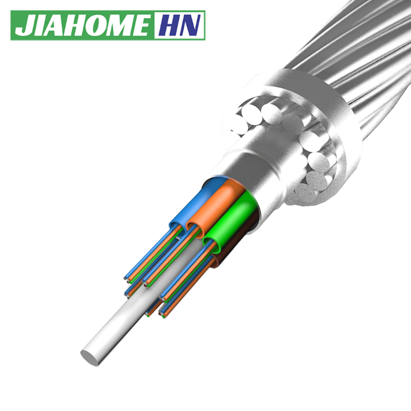 Free Sample OPGW Fiber Cable Aluminum Tube Loose Tube Type Hunan jiahome