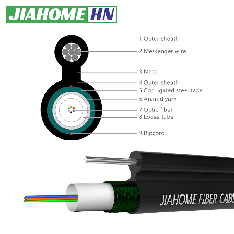 GYXTC8S FIG 8 UNITUBE ARMORED FIBER OPTIC SO2 9/125 4-12Core 