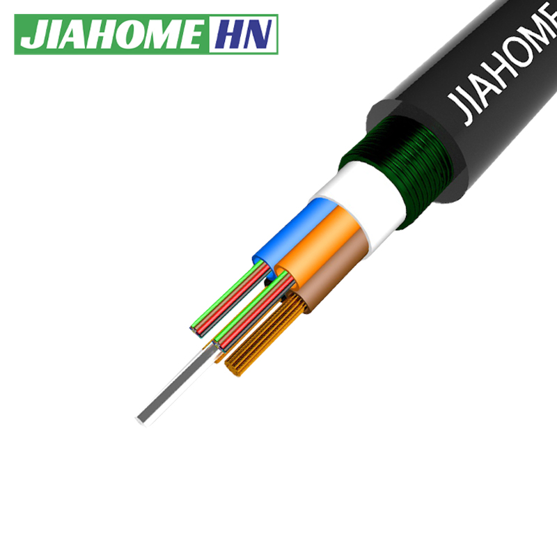 Композитный/гибридный оптоволоконный кабель со стальной лентой - Jiahome